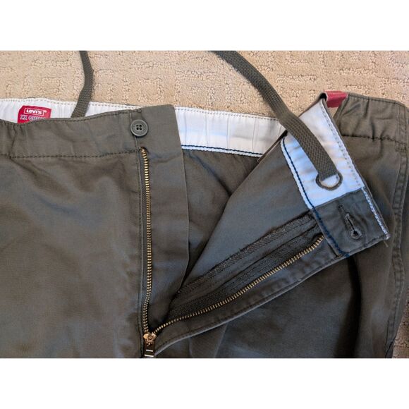 NWT Levi's XX Chino Joggers Pant Mens 3X 3XL XXXL Olive Green Drawstring Stretch - Picture 4 of 11